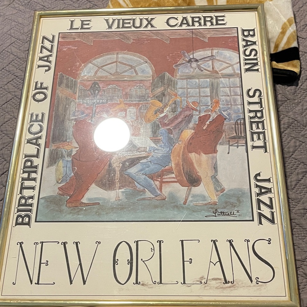 Jazz Band Illustration - Brown and Blue